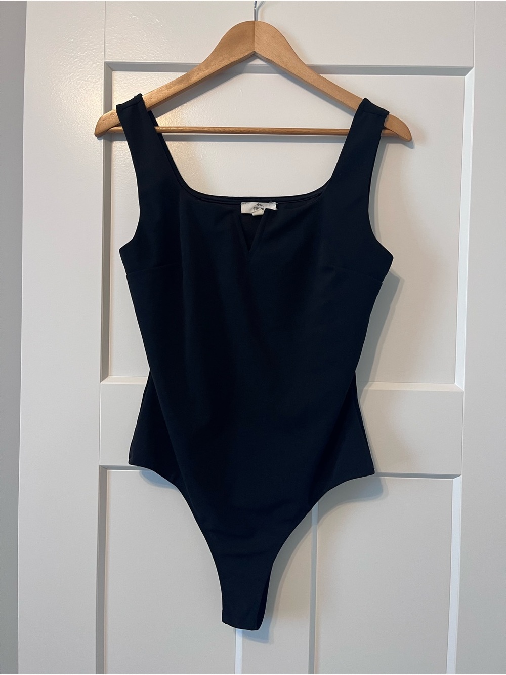 Black Bodysuit with Snap Closure